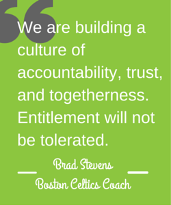 We are building a culture of accountability, trust, and togetherness